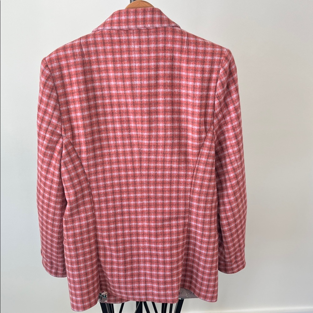 Sundance Pink Checkered Blazer “The Lisa” - Picture 4 of 6